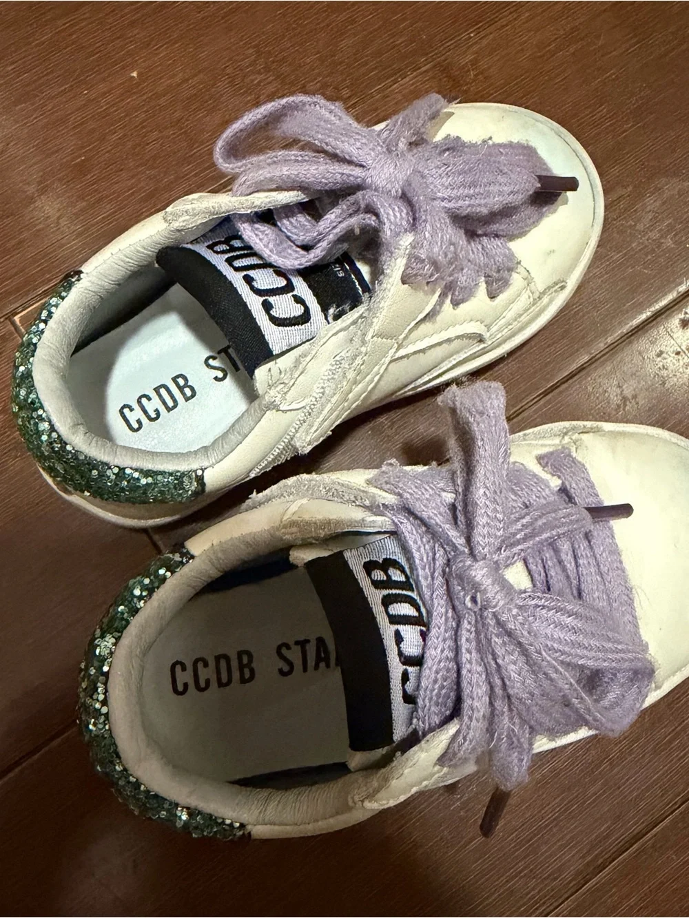 Designer inspired kids star sneaker